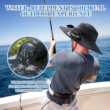 🔥 Father's Day Sale 49% OFF 🔥 Solar Powered Fan Cooling Hat – For Outdoor Work and Fishing