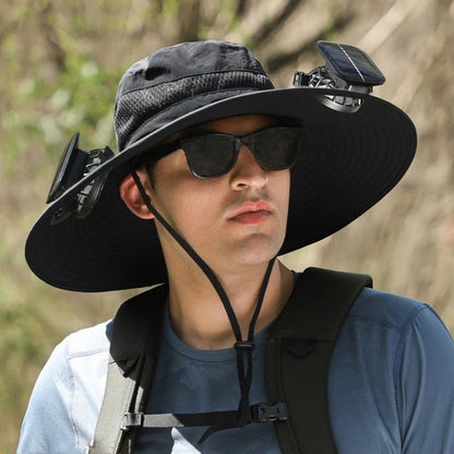 🔥 Father's Day Sale 49% OFF 🔥 Solar Powered Fan Cooling Hat – For Outdoor Work and Fishing